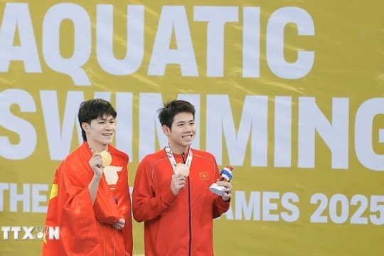 Việt Nam đang đứng thứ tư trên bảng tổng sắp huy chương tại SEA Games 33