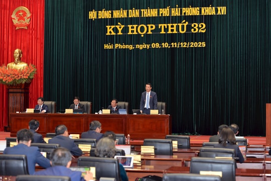 Sáng 31/12 diễn ra kỳ họp thứ 33 HĐND thành phố Hải Phòng khóa 16