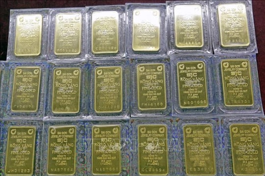 Giá vàng miếng sáng 12/12 tăng 1,1 triệu đồng/lượng