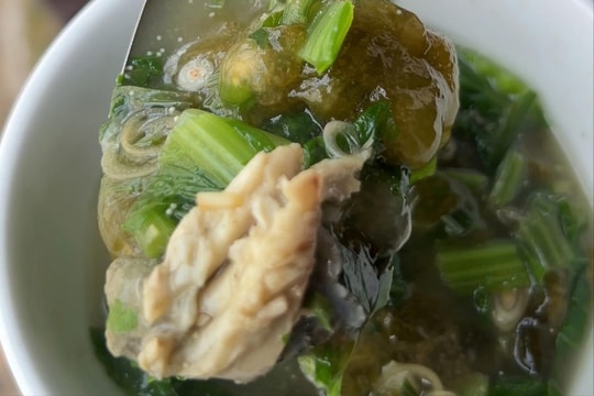 Canh thun thún - món ăn độc lạ ở Hải Phòng