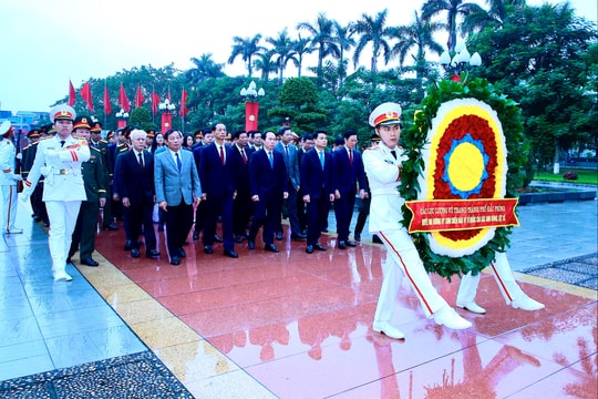Hai Phong leaders pay tribute to fallen heroes
