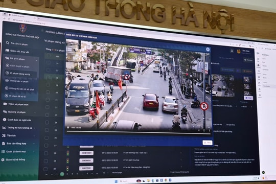 Chính thức đi vào hoạt động 1.837 camera AI kết nối trung tâm điều khiển giao thông Hà Nội