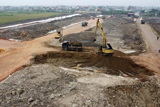 Không để dự án chậm tiến độ vì thiếu vật liệu san lấp