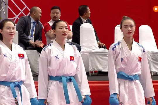 Karate nữ Việt Nam giành huy chương vàng tại SEA Games 2025