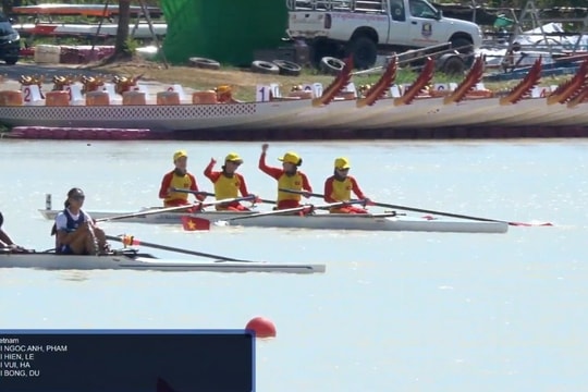 Rowing mở màn huy chương vàng cho đoàn thể thao Việt Nam ở SEA Games ngày 16/12