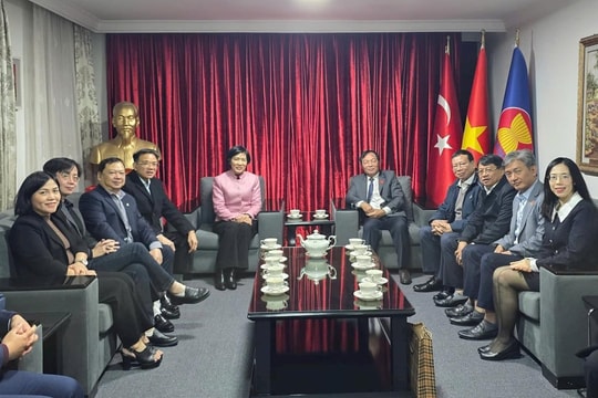 Hai Phong leader works with Vietnamese Embassy in Turkey