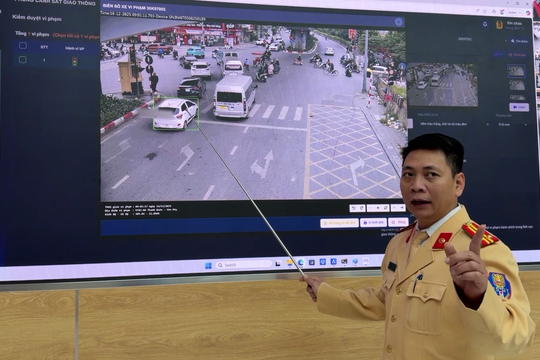 Camera AI ‘bắt’ gần 400 vi phạm giao thông chỉ sau 3 ngày vận hành tại Hà Nội