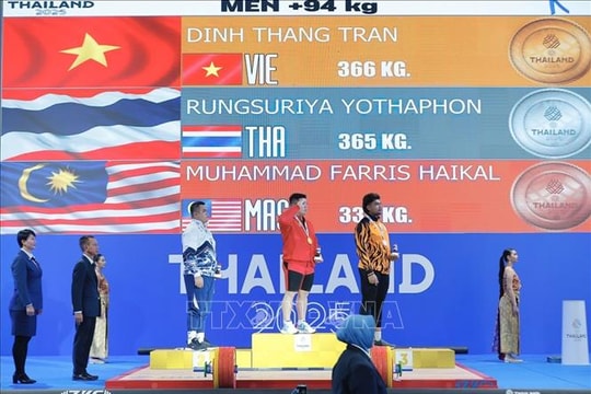 Thể thao Việt Nam tăng tốc ấn tượng, cán mốc 61 huy chương vàng SEA Games 33