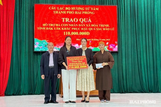 Huy động hơn 22,6 tỷ đồng chăm lo người khuyết tật, trẻ mồ côi Hải Phòng