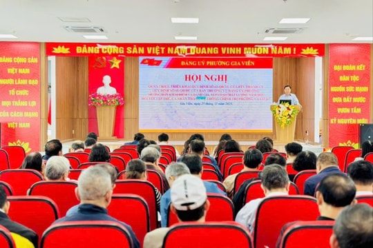 Cách làm hay trong học tập, quán triệt nghị quyết của Đảng ở phường Gia Viên