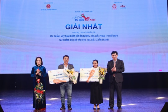 Trao giải Cuộc thi sáng tạo video/clip Ấn tượng du lịch Việt Nam 2025