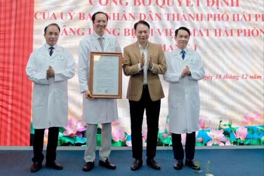 Bệnh viện Mắt Hải Phòng vượt 22% chỉ tiêu phẫu thuật