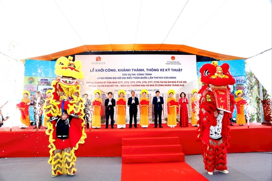 Khánh thành 7 tòa nhà ở xã hội tại Tràng Duệ