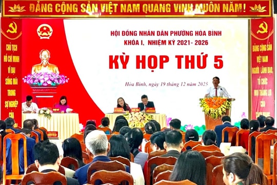 Phường Hòa Bình thực hiện 26 dự án, công trình giai đoạn 2026-2030