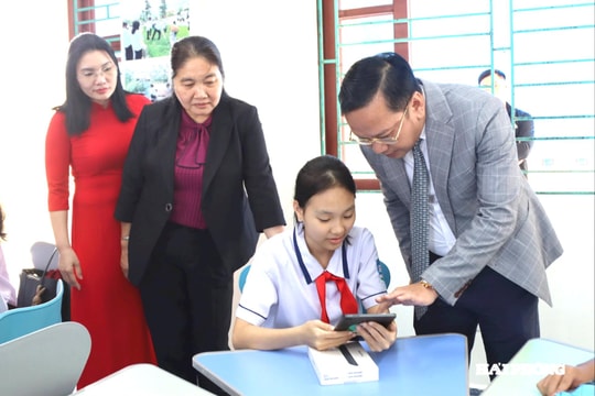 Khánh thành phòng học thông minh, nâng cao giáo dục ứng phó biến đổi khí hậu tại Hải Phòng
