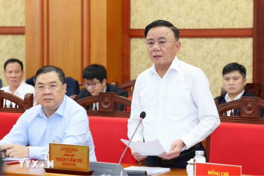 Thường trực Ban Bí thư chủ trì họp rà soát công tác tổ chức phục vụ Đại hội XIV của Đảng