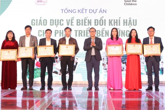 Tỷ lệ học sinh rất quan tâm đến biến đổi khí hậu tăng mạnh