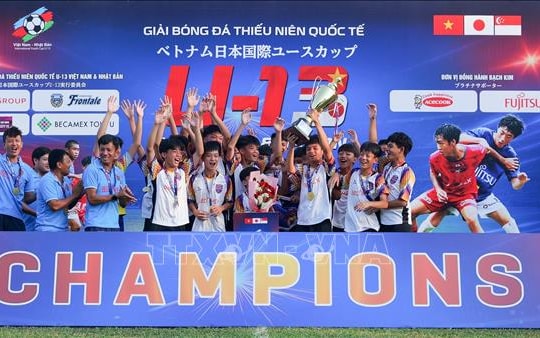 U13 Becamex Hồ Chí Minh City vô địch Giải quốc tế Việt - Nhật