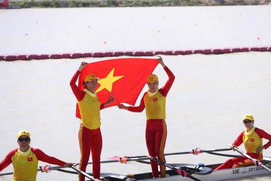 Đua thuyền Hải Phòng tỏa sáng tại SEA Games 33
