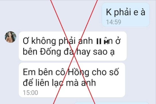Cảnh giác tin nhắn làm quen từ người lạ