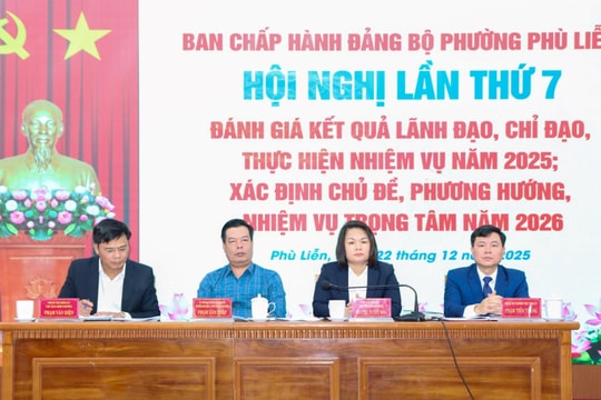 Phường Phù Liễn có 15/29 chỉ tiêu vượt kế hoạch năm 2025