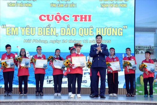 100 học sinh THCS các phường Đông Hải, Hải An thi 'Em yêu biển, đảo quê hương'