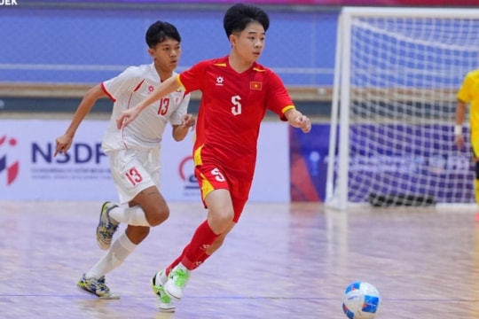 Đội U16 futsal Việt Nam vượt trội đẳng cấp so với đối thủ, đại thắng ở giải Đông Nam Á