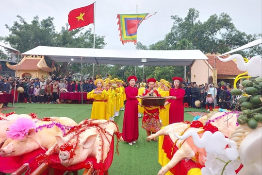 Khai mạc Lễ hội đình Cả xã Vĩnh Lại