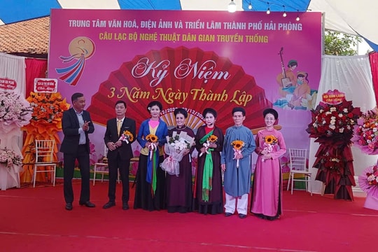 Câu lạc bộ Nghệ thuật dân gian truyền thống kỷ niệm 3 năm thành lập