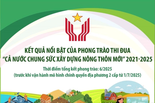 Kết quả nổi bật của phong trào 'Cả nước chung sức xây dựng nông thôn mới'