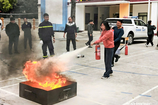 Chủ động phòng cháy, chữa cháy, bảo đảm an toàn trên địa bàn