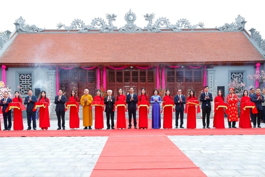 Khánh thành công trình bảo tồn di tích đình, đền, miếu Đồng Dụ