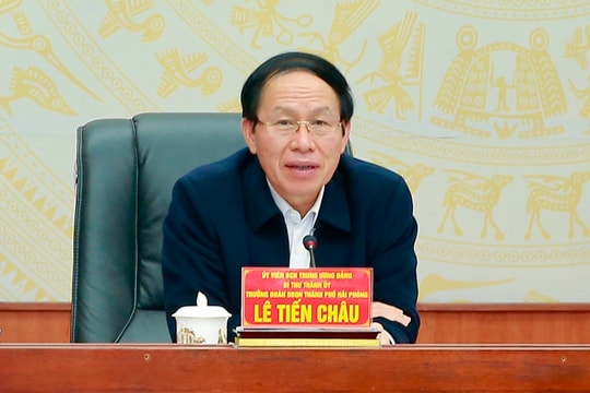 Hai Phong Party Committee’s Standing Board discusses important issues