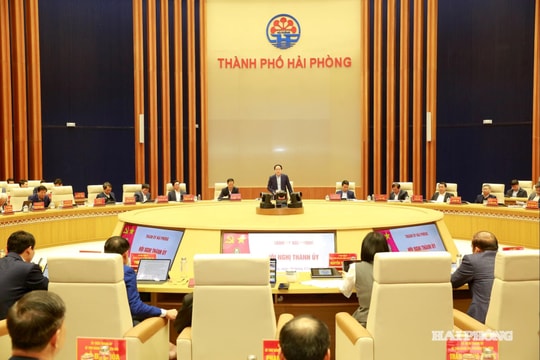 Thành ủy Hải Phòng cho ý kiến nhiều nội dung lớn về chuyển đổi xanh, quy hoạch phát triển