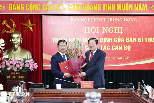 Đồng chí Nguyễn Xuân Trường được bổ nhiệm giữ chức Phó Trưởng Ban Nội chính Trung ương