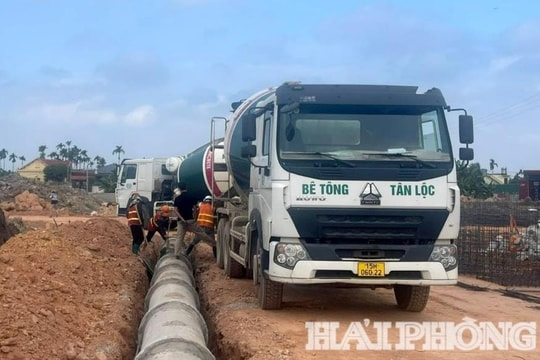 Tăng tốc ngay đầu năm trên các công trường trọng điểm của Hải Phòng