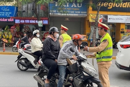 Hơn 12.000 trường hợp vi phạm trật tự, an toàn giao thông trong ngày cuối dịp nghỉ Tết Dương lịch