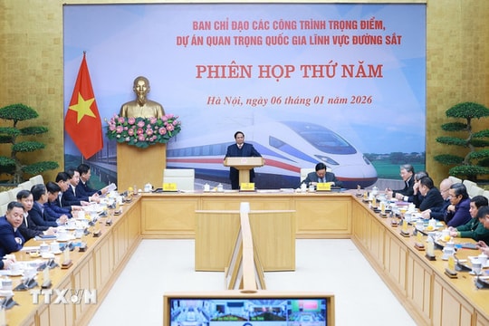 Triển khai các dự án đường sắt với quyết tâm chính trị cao, tinh thần trách nhiệm lớn, hành động quyết liệt