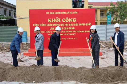 Xã Hà Bắc dồn nguồn lực xây dựng cơ sở giáo dục
