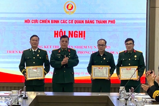 Hội Cựu chiến binh Các cơ quan Đảng thành phố phấn đấu thực hiện tốt 10 chỉ tiêu thi đua