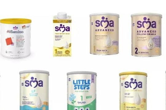 Thêm nhiều nước thu hồi sản phẩm sữa công thức của Nestlé