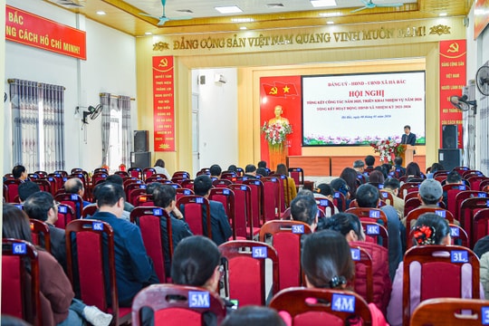 Năm 2026, xã Hà Bắc phấn đấu tăng trưởng kinh tế trên 11,8%