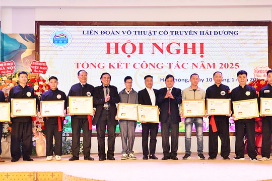 Hợp nhất Liên đoàn Võ thuật cổ truyền Hải Dương với Hải Phòng
