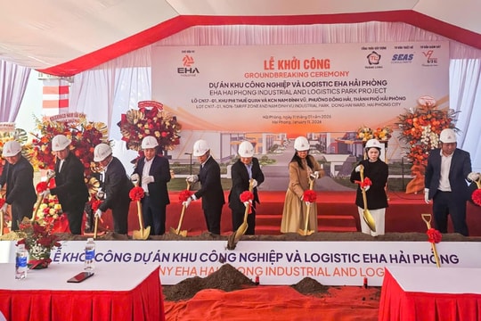Khởi công xây dựng dự án 900 tỷ đồng tại khu công nghiệp Nam Đình Vũ
