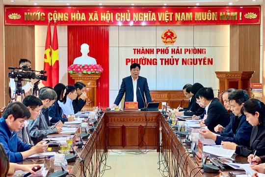 Giám sát công tác chuẩn bị bầu cử tại các phường Thủy Nguyên, Thiên Hương