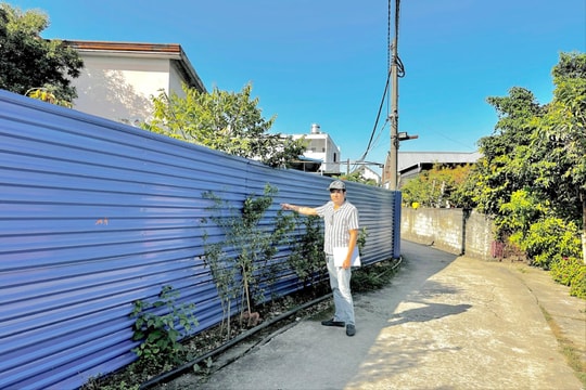 Lối đi chung bị rào kín, chủ đất gặp khó