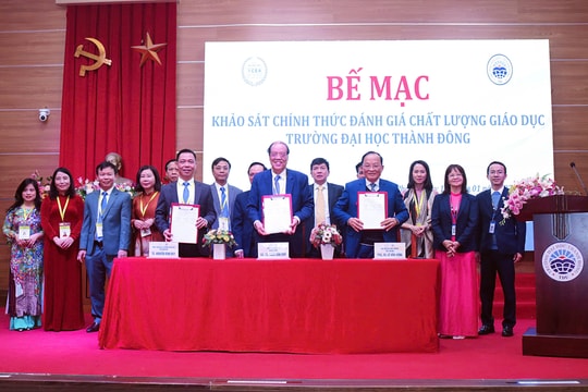 5 chương trình đào tạo của Trường Đại học Thành Đông được chứng nhận kiểm định chất lượng
