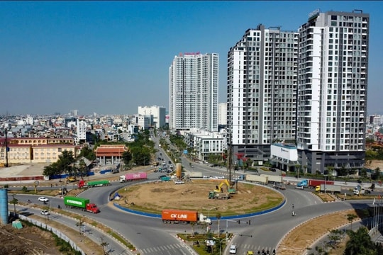 Busy construction underway at three major interchanges in Hai Phong City