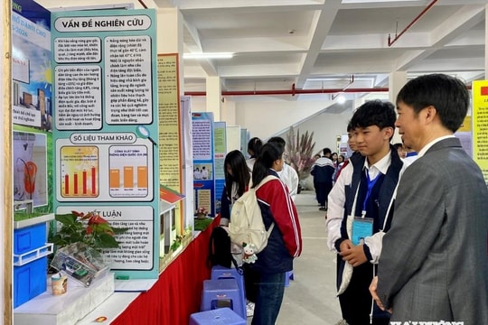 Thúc đẩy nghiên cứu khoa học, kỹ thuật trong học sinh trung học