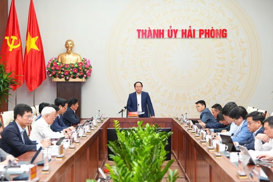 Hải Phòng xác định phát triển khoa học, công nghệ, đổi mới sáng tạo và chuyển đổi số là nhiệm vụ trọng tâm